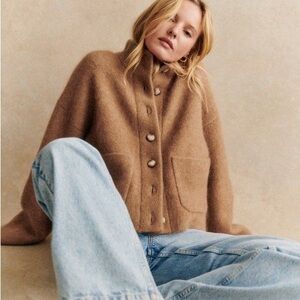 Sezane Camel Thais Jacket